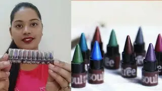 (MINI) world's Tiniest Kajal Ever|Soultree Miniatures Kajal All Set Review|
