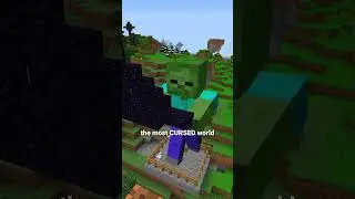 I got Floating Zombies in Minecraft #minecraft #cursed #gaming