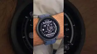 Sci-Fi Watch Face 🚀 on Galaxy Watch 4 / 5 & other Wear OS Smartwatch #galaxywatch4 #galaxywatch