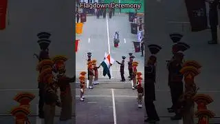 Pakistan Border Ceremony. Wagah Border Flag Down Ceremony. #parade #wagah #attari