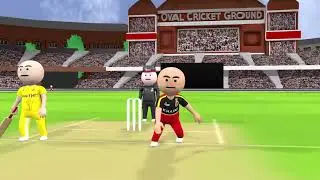 3D ANIM COMEDY - CRICKET || IPL CSK VS RCB ||LAST OVER