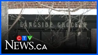 Inside the newly-reopened Langside Grocery