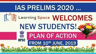 IAS Prelims 2020 ...  Plan of Action