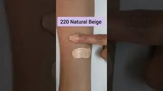 Maybelline Fit Me Foundation - Swatches | #shorts #viral