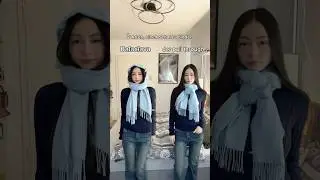 2 Arten, einen Schal zu binden