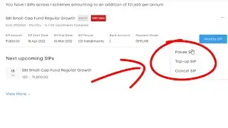 how to cancel SIP in SBI mutual fund online | how to Pause SIP | Mobile and laptop