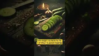 Что будет, если есть по 1 огурцу 10 дней подряд #health #здоровье #healthy #огурец #огурцы #питание