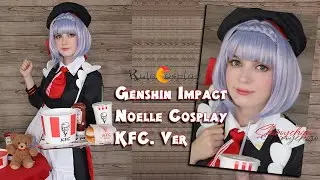 Genshin Impact Noelle Cosplay KFC Ver.｜Shiroychigo & RoleCosplay