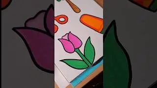 The Sound of Pink | ASMR Petal Drawing 🌸 #asmr #art #shorts #relaxing #satisfying #oddlysatisfying