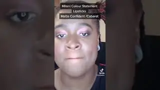 MILANI COLOUR STATEMENT LIPSTICK TRY ON | Milani Cosmetics