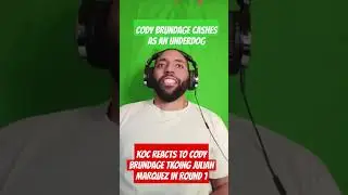 Reacting To Cody Brundages TKO Of Julian Marquez #UFCVegas103 #Fight #Reaction #MMA #Knockout #KOC