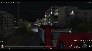 Trainz 2019 OSE Gosa WRmy Refurbished a night at Athens Central Station
