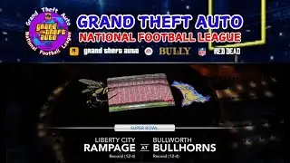 GTA NFL - Liberty City Rampage vs Bullworth Bulls - Grand Theft Auto Football League Super Bowl 5