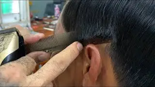 Hướng dẫn cắt tóc Chải thấp trắng chân và kê lược theo ý muốn