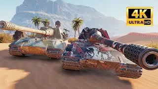 Двухместный «Jagdpanzer E 100» в пустыне - World of Tanks