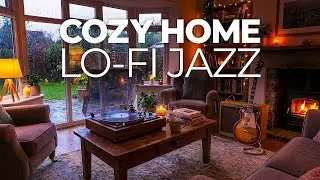 Fireplace Glow Jazz | Soft Background Music for Relaxation & Deep Work