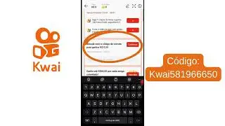 Como colocar C&oacute;digo de Convite: Kwai e Ganhar Dinheiro #codigokwai #comocolocarcodigokwai #kwai