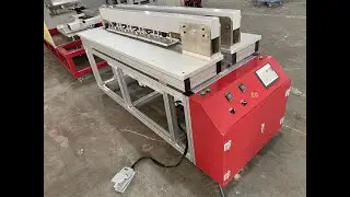Butt welding machine for PP bubble guard sheet, sleeve packs