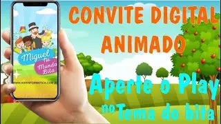 Convite  Digital Animado do Mundo Bita