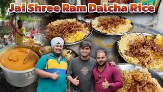 Jai Shree Ram Dalcha Rice Nagpur | Nagpur Viral Dalcha Rice | Most Unique Street Food of India 
