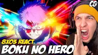 BAKUGO VS ALL FOR ONE!! QUE ANIMAÇÃO ABSURDA!🔥 - React Boku No Hero EP 3 Temp Final
