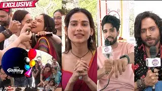 Aneri Vajani Gets Bday SURPRISE On Set From Zeeshan Khan & Ansh Bagri | Baghin |