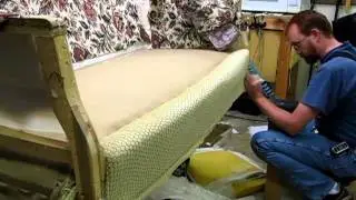 semi-attached back love seat