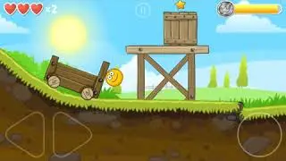 Игра КРАСНЫЙ ШАРИК RED BALL 4. Уровень 1-8