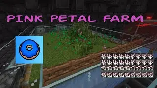 How to build a PINK PETAL Farm on the DONUT SMP
