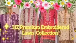 HZ premium embroidery lawn collection 2022 @tabassumdressdesigns9449