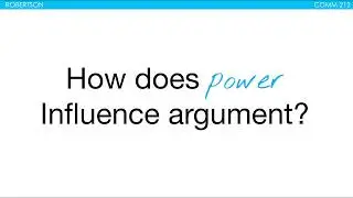 8 ways power influences argument | COMMUNICATION STUDIES