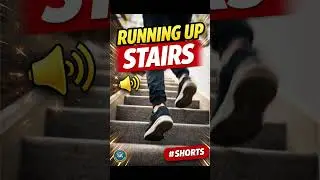 🏃 Running Up Stairs &ndash; Fast Footsteps Echo Sound Effect #Shorts