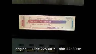 MPC2000XL resampling comparison (16bit/12bit/8bit)