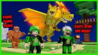 Darlung & Wak Darlung Buat Pertahanan Tower Dari Brainrot Terkuat Di Roblox