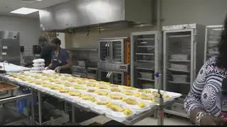 Local church helps feed the community with food boxes and hot meals