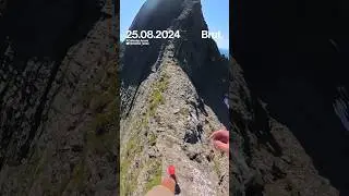 Cam&eacute;ra embarqu&eacute;e sur les cr&ecirc;tes des Aravis (Alpes) avec Michel Lanne, champion d'ultra-trail