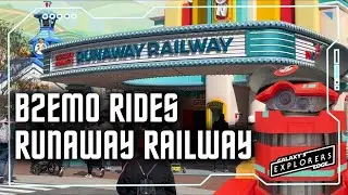 B2EMO rides the new Mickey & Minnie Runaway Railway!