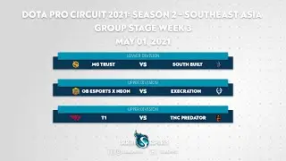 Dota Pro Circuit 2021: Season 2 - Southeast Asia Region Group Stage Week 3 - May 01, 2021