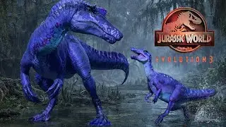 DINOSSAUROS EM LIBERDADE - Observando o Ecossistema da ilha  - Jurassic World Evolution 3  - 14