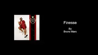 Finesse by Bruno Mars - Karaoke with BACKING VOCALS