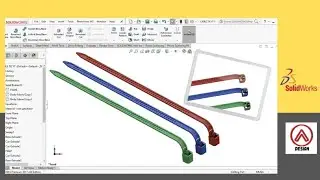 SOLIDWORKS Tutorial for beginners - Cable Ties