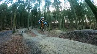 7 YEAR OLD HARRY TAKES ON THE BLACK RUNS AT WINDHILL BIKE PARK!!