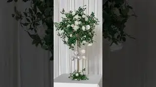 DIY - PVC pipe centerpiece #wedding #diy #flower #floraldecor