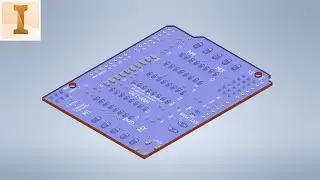 (Part 1_PCB Board) 3D Model Motor Driver L293D