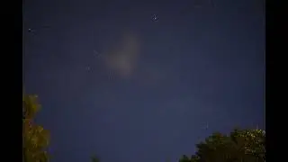 From the blue dawn into a grey night (1 frame per second)