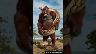 King Kong vs The Monster Snake! #shorts