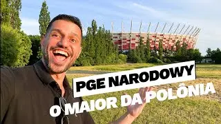 Tour do Estádio PGE NARODOWY de Varsóvia O maior Estádio Arena da Polônia