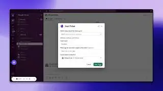 Creating a ticket from a Slack DM