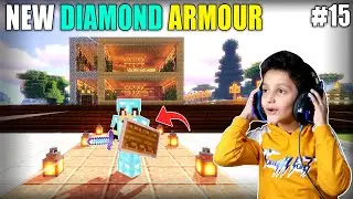 I COVERED MYSELF WITH DIAMOND ARMOUR | MINECRAFT SURVIVAL GAMEPLAY#15 | HS GAMING 2.0