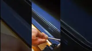 How to remove oven door glass.